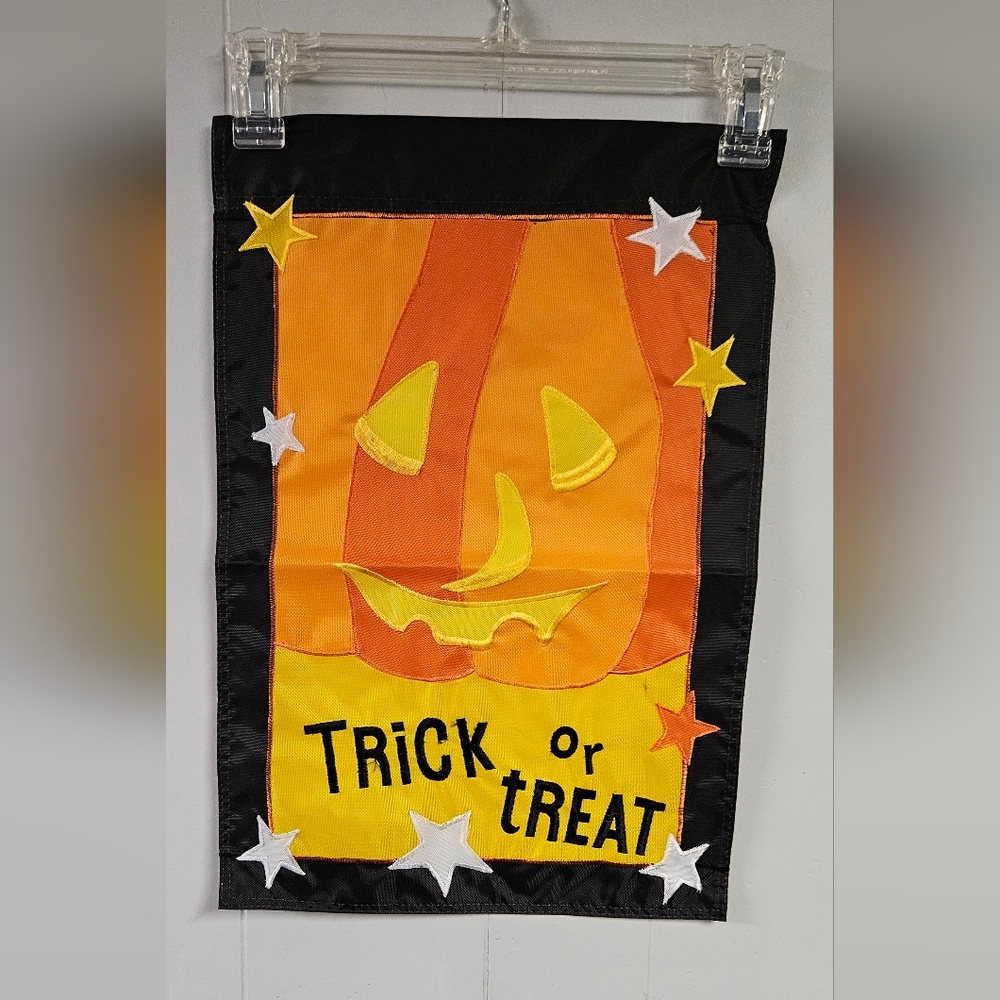 Halloween Trick or Treat Small Garden Flag